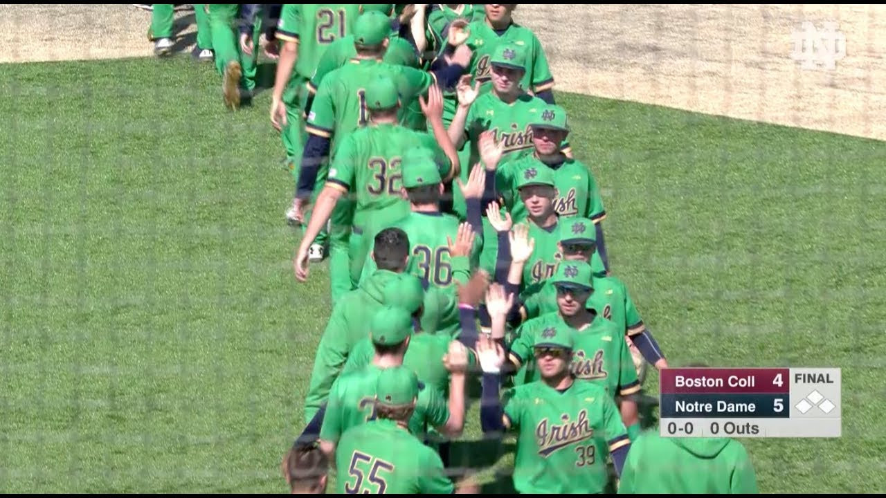 @NDBaseball | Highlights vs Boston College Game 3, 2018