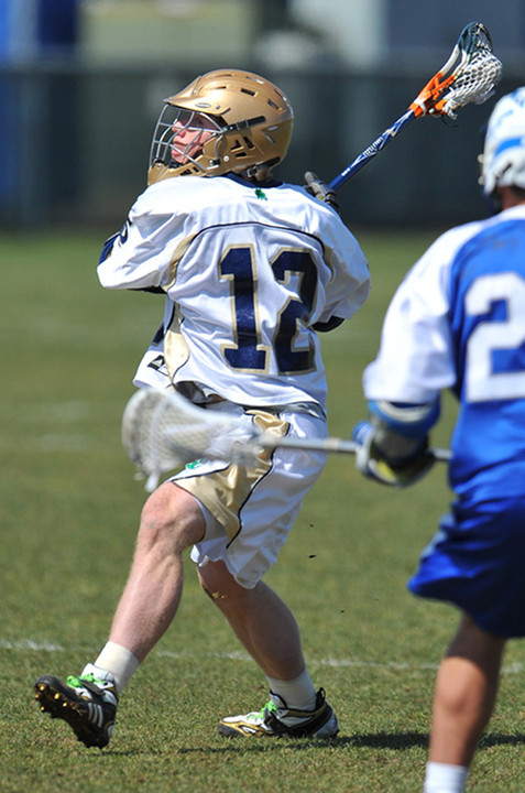 Grant Krebs tallied three goals and an assist in last season's 12-2 win over St. John's.