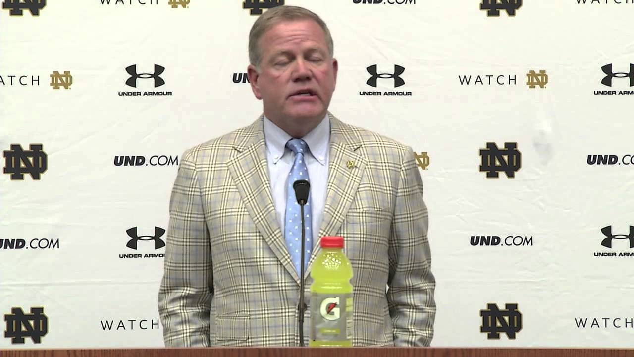 Brian Kelly Georgia Tech Press Conference