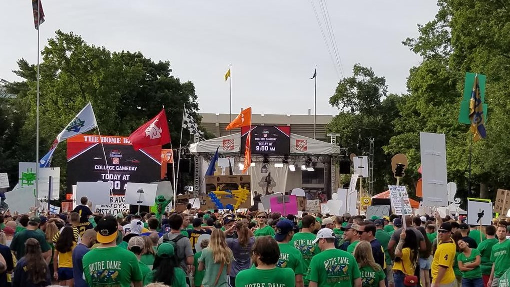 College Game Day vs. Michigan (9-1-18)