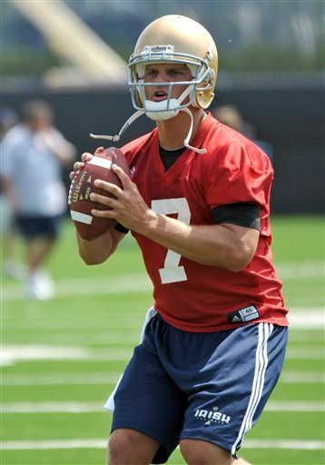 Junior quarterback Jimmy Clausen and his fellow Irish captains took time out on Wednesday to meet with media members and offer their thoughts on Saturday's game against Michigan State at Notre Dame Stadium.
