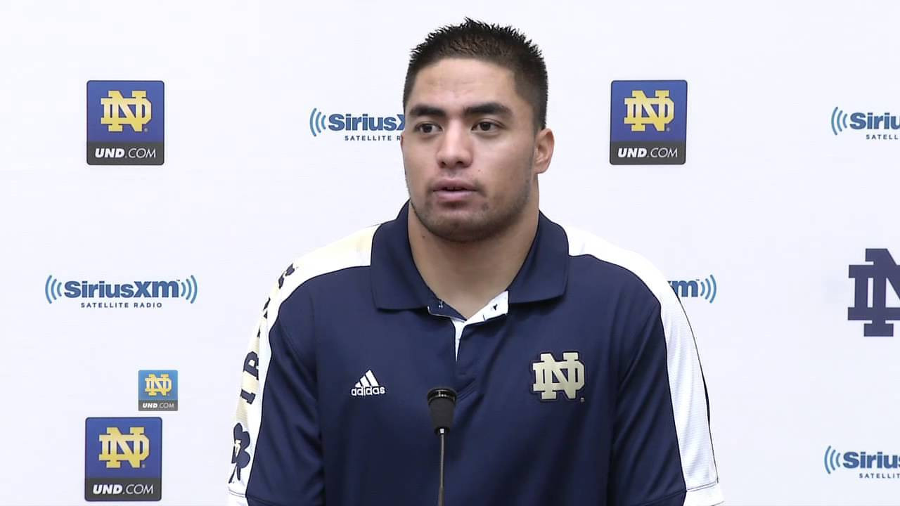 Manti Te'o, Oklahoma Week Press Conference - Notre Dame Football