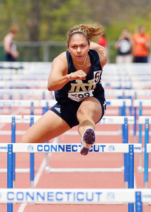 Alyissa Hasan turned in a qualifying time of 13.91, which was also the 10th fastest time recorded in school history