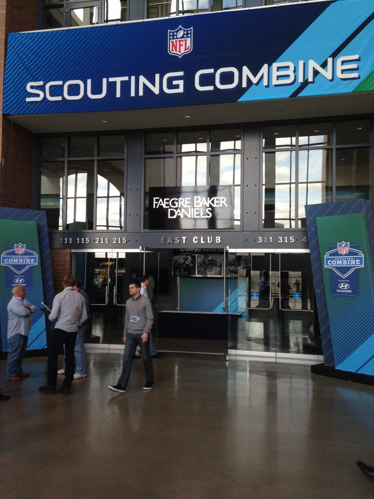 Notre Dame at NFL Combine