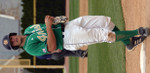 Green will be a primary color for Craig Cooper's first stop in pro ball, as a member of the Eugene Emeralds (photo by Pete LaFleur).