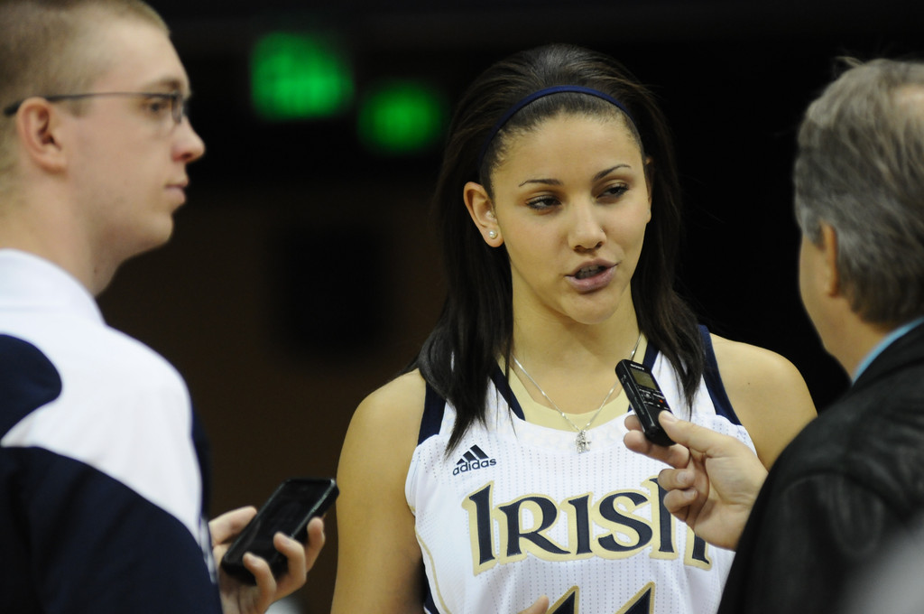 Notre Dame Women's Basketball Media Day 10-11-2012