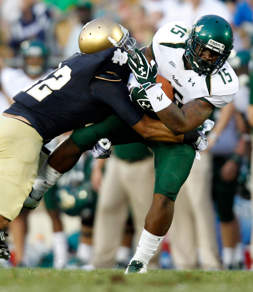 No. 16 Irish Drop Season Opener To USF, 23-20 (AP)
