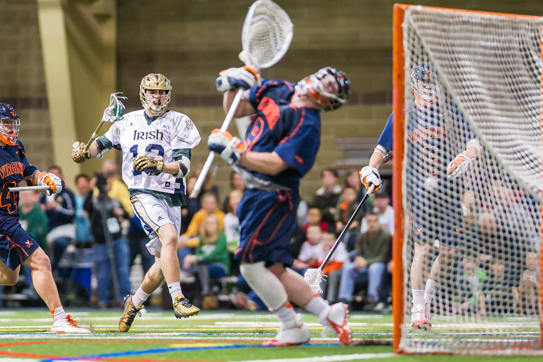 Tyler Brenneman put the finishing touches on a 5-0 Fighting Irish run in the second quarter.