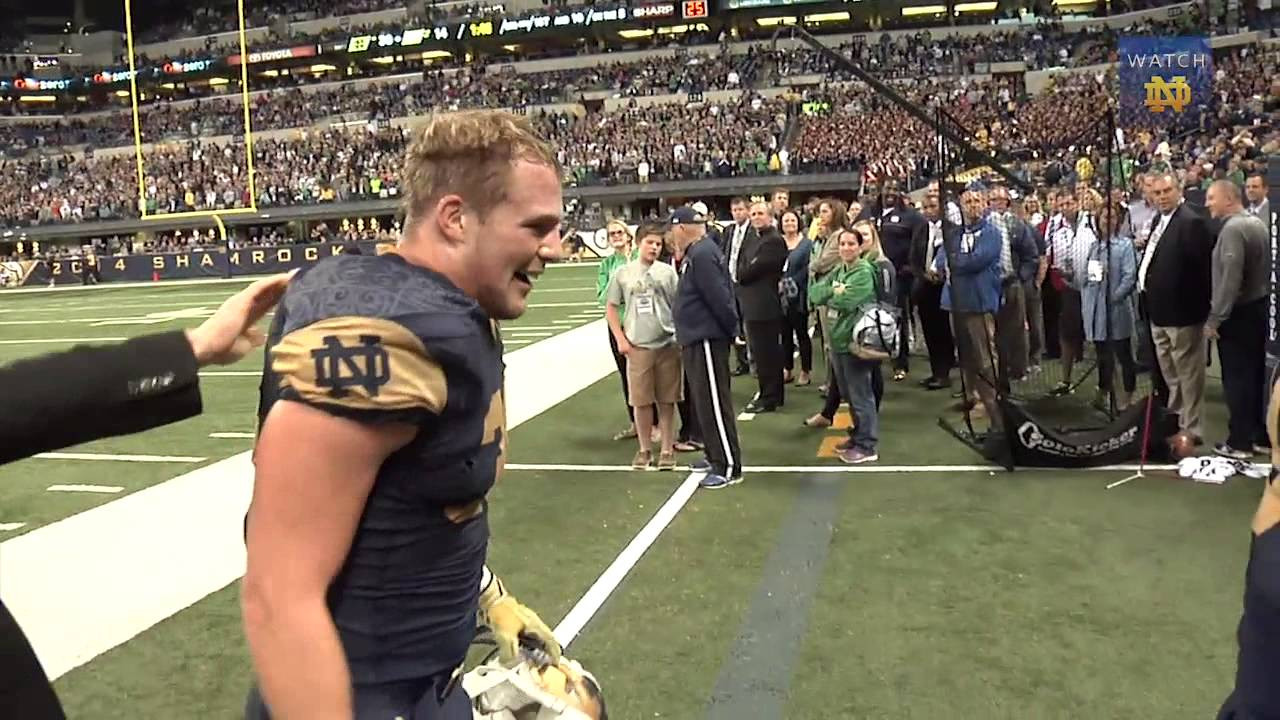 Irish Connection - Robinson Catches Game Ball
