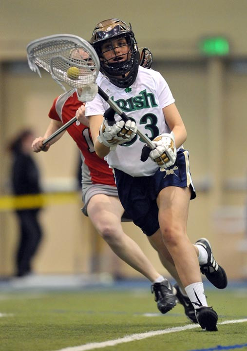 Senior goalkeeper Erin Goodman led Notre Dame was named the BIG EAST Championship's most outstanding player after leading the Irish to the 2009 championship with nine saves in the 12-10 win over Georgetown.