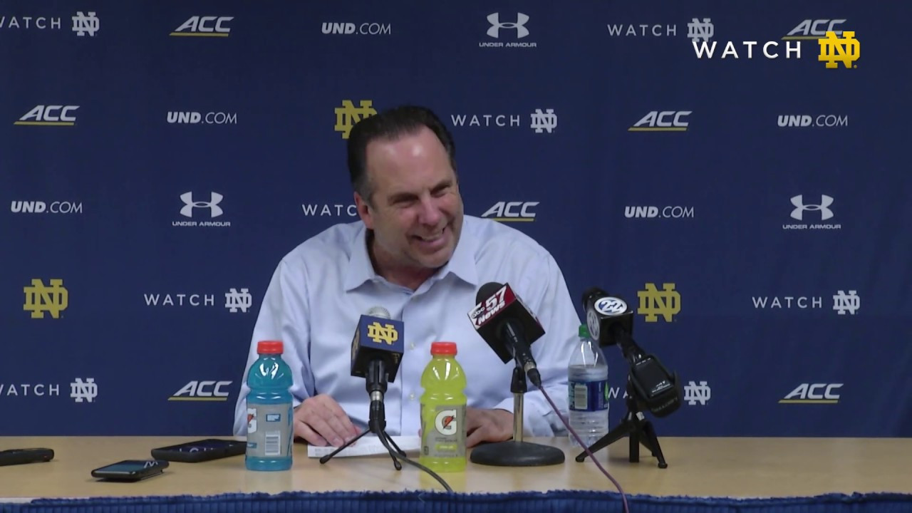 @NDMBB | Mike Brey Post-Game Press Conference vs. Virginia Tech (2019)