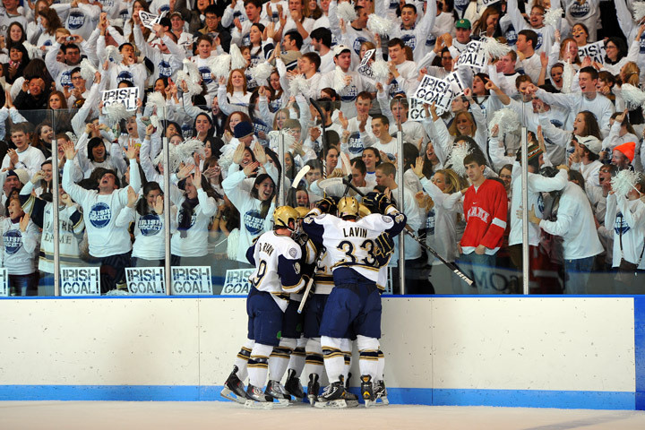 The Irish are ranked first in the USCHO.com preseason poll and second in the USA Today/American Hockey Magaizine poll to start the new year..