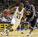 Russell Carter and the rest of the Irish travel to Louisville to take on the Cardinals February 4th.