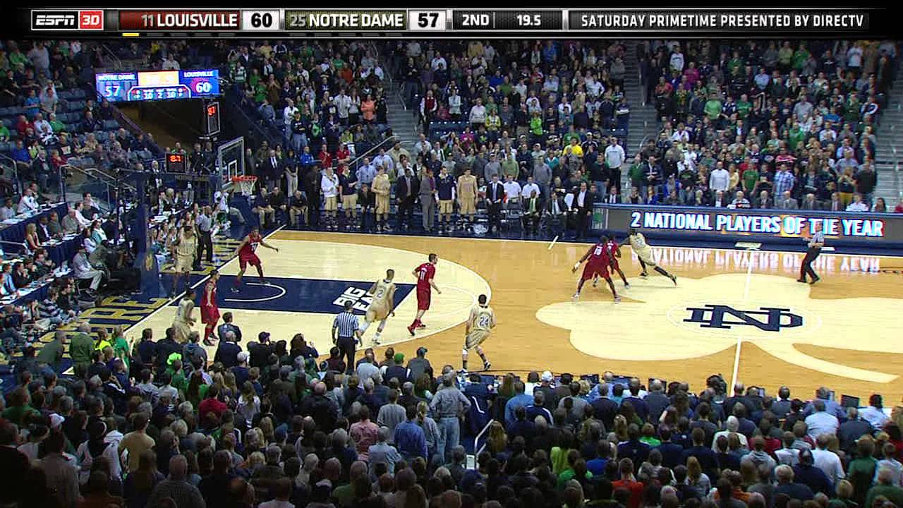 Notre Dame - Louisville Video Board Game Recap