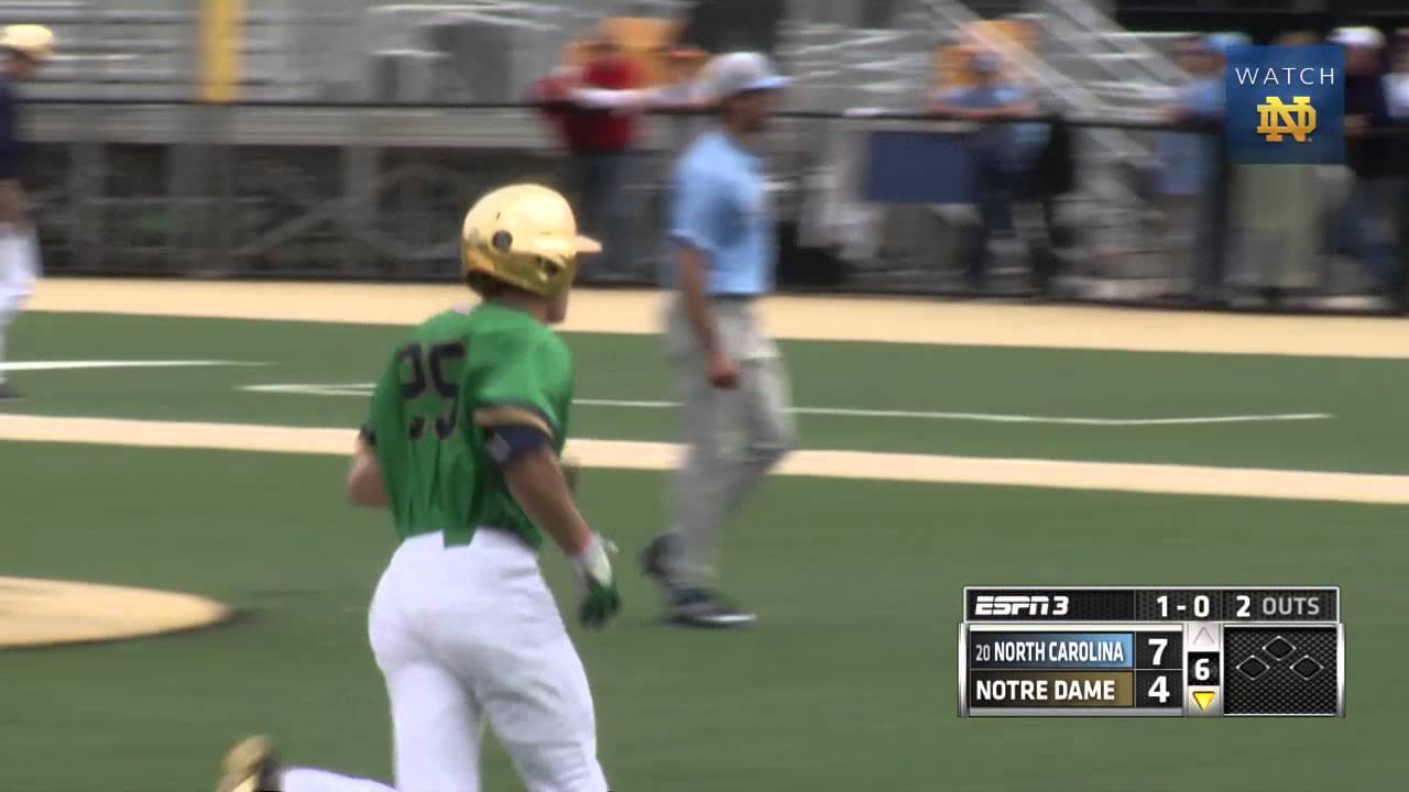 Notre Dame vs. UNC Baseball Highlights
