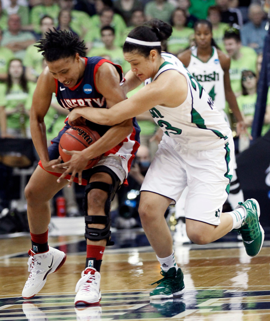 #4 Notre Dame Overwhelms Liberty in First Round, 74-43 (AP)