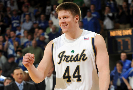 Luke Harangody and the Irish make it two wins in a row as they beat St. Francis, 95-72 on Monday night. (File Photo)