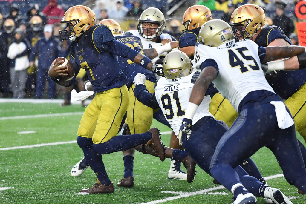 Notre Dame vs. Navy (USATSI)