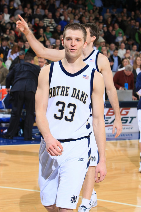 Fighting Irish senior forward Zach Hillesland.