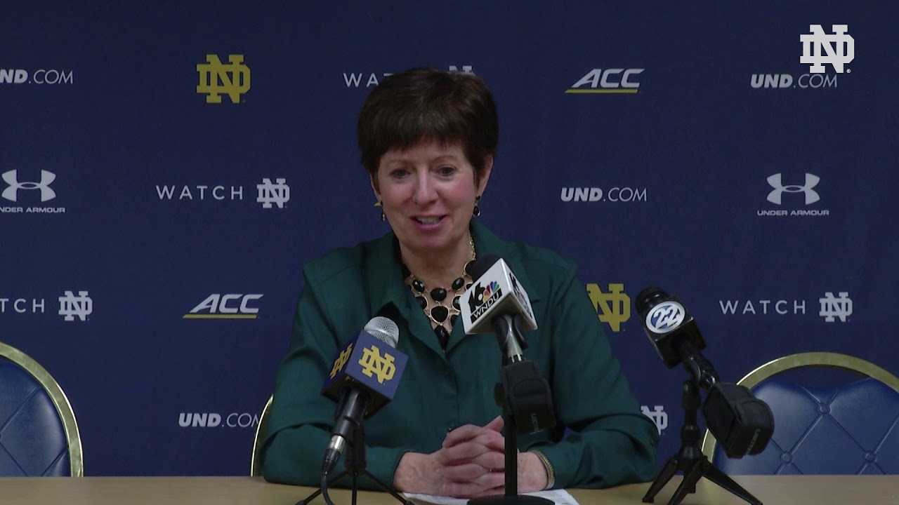@ndwbb | Post-Game Press Conference vs. Virginia (2019)