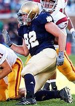 Budinscak, Irish academic All-American candidate, reflects on balancing academics and football