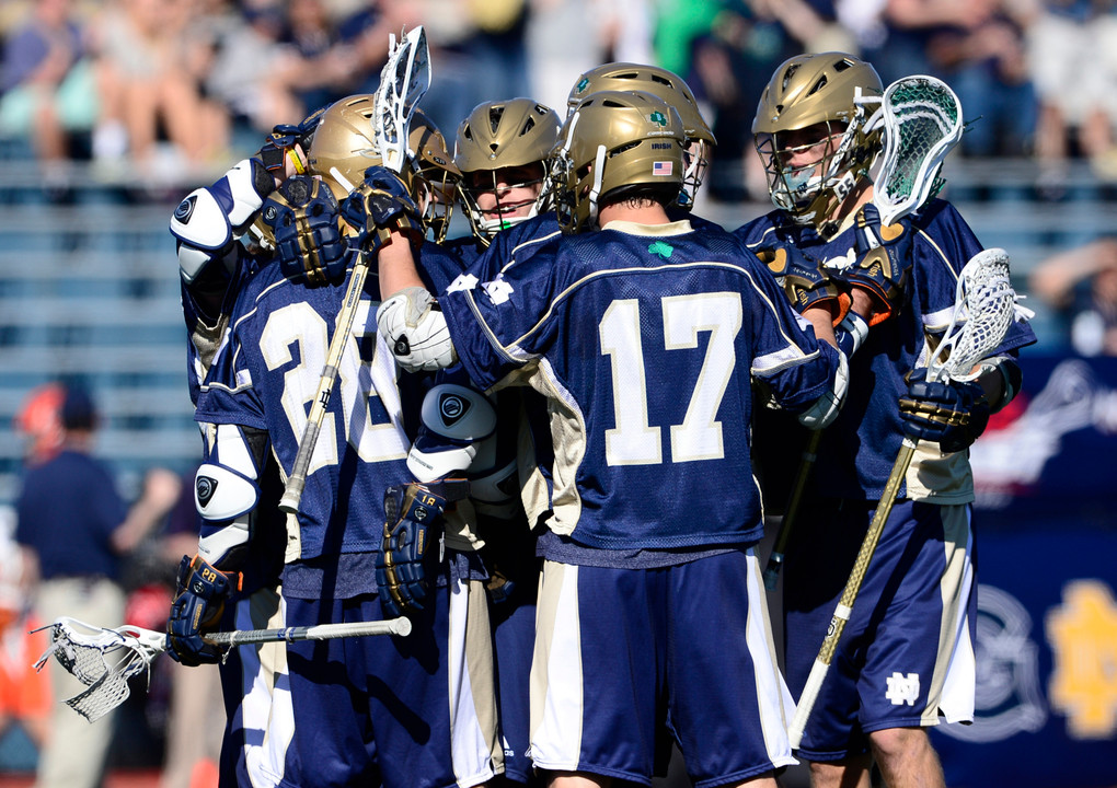 Notre Dame will play host to four teams that appear in the top-nine spots of the poll (Duke, Maryland, Penn State, Virginia).