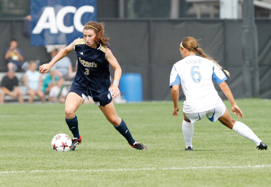 Notre Dame's underclassmen (freshmen and sophomores) have accounted for 22 of the team's 39 goals (including six match-winners) this season, led by five goals from rookie midfielder Morgan Andrews.