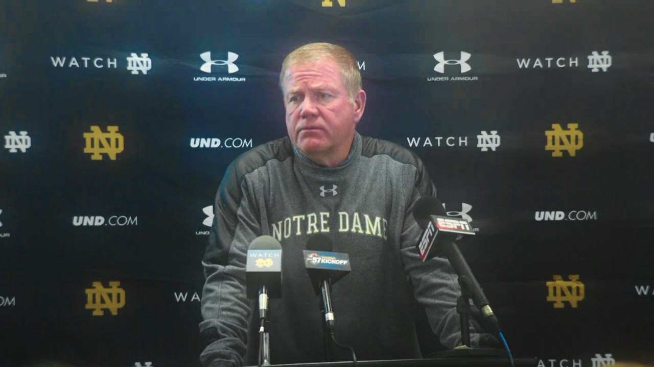 Notre Dame Football Post Game Press Conference - North Carolina State