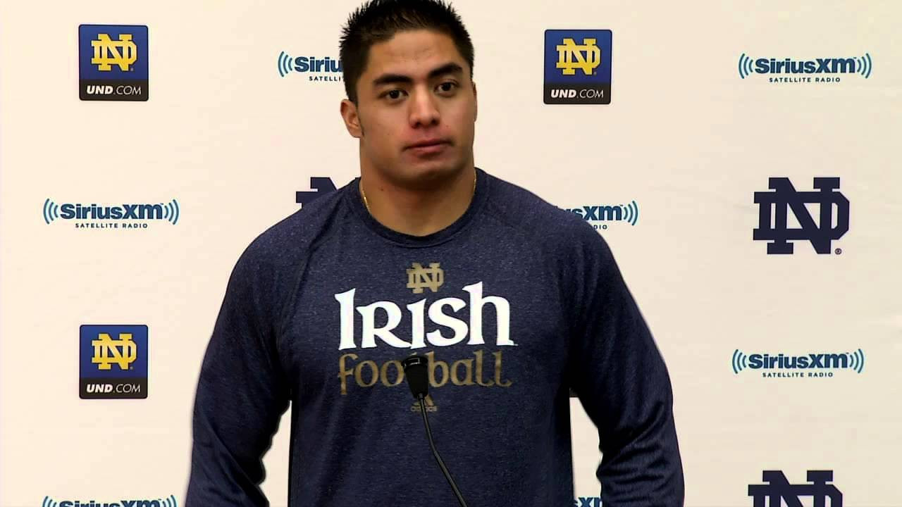 Manti Te'o ARA Sportsmanship Award Press Conference