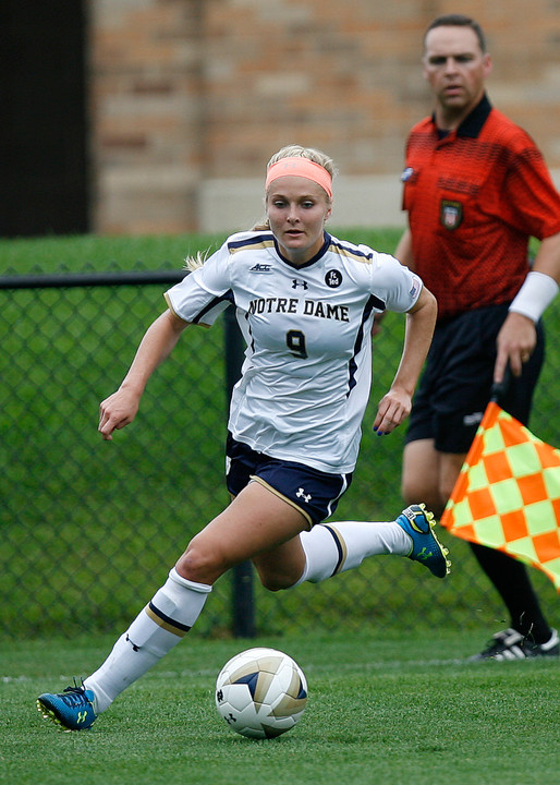 Freshman Natalie Jacobs tallied her second career goal in the 54th minute as the Irish defeated Michigan State 2-0 on Sunday.