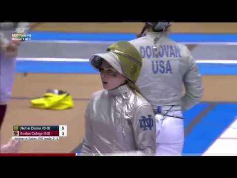 Notre Dame Women's Fencing - ACC Women's Team Championship