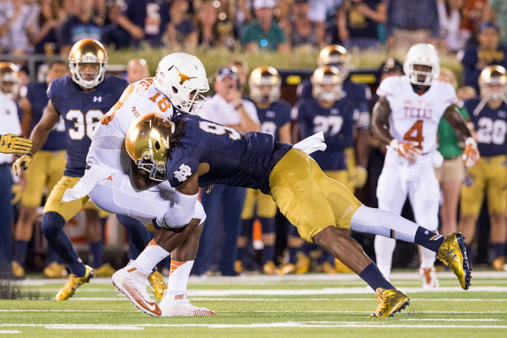 Notre Dame 38,  Texas 3