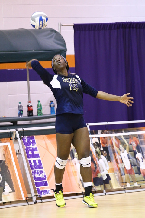 Senior outside hitter Toni Alugbue.