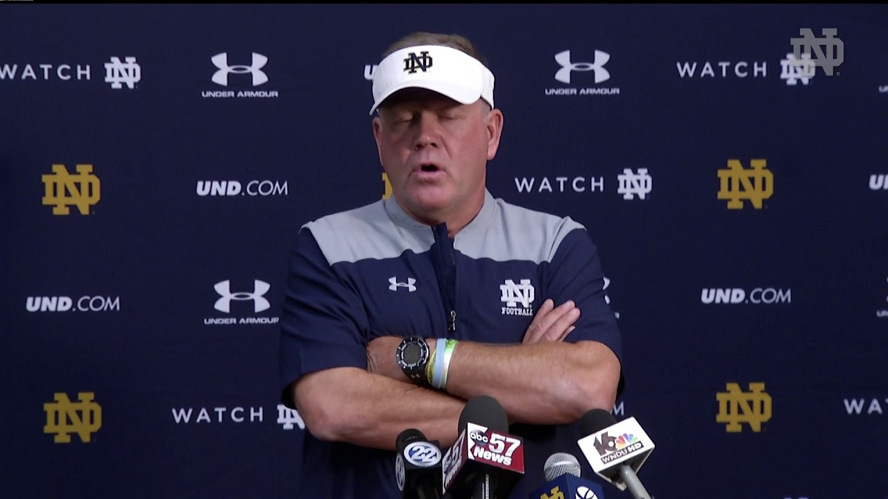 Brian Kelly Post-Practice Presser: August 24, 2017