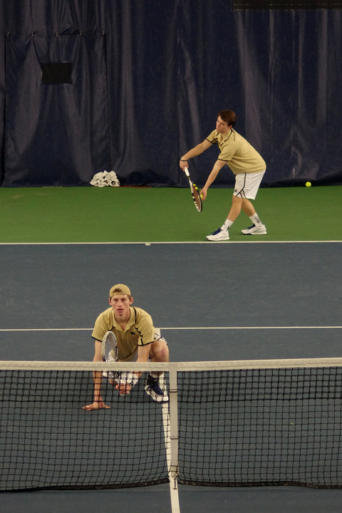 Sophomore Alex Lawson (left) and senior Greg Andrews