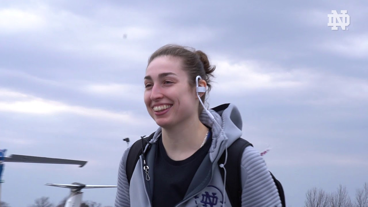 @NDWBB | Final Four Tampa Arrival (2019)