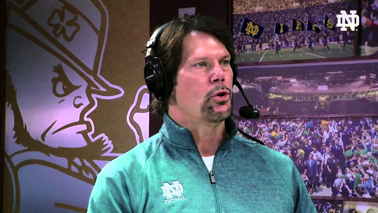 Coach VanGorder - 2016 Notre Dame Signing Day
