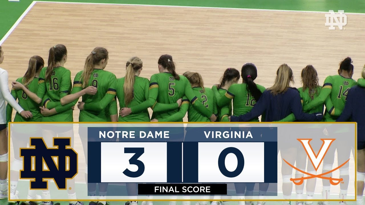 Highlights | @NDvolleyball vs. UVA (2017)