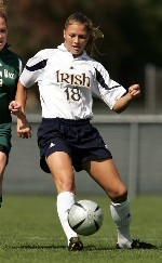 Rising junior defender Christie Shaner is one of five players with Notre Dame connections who have helped FC Indiana reach the WPSL semifinals.