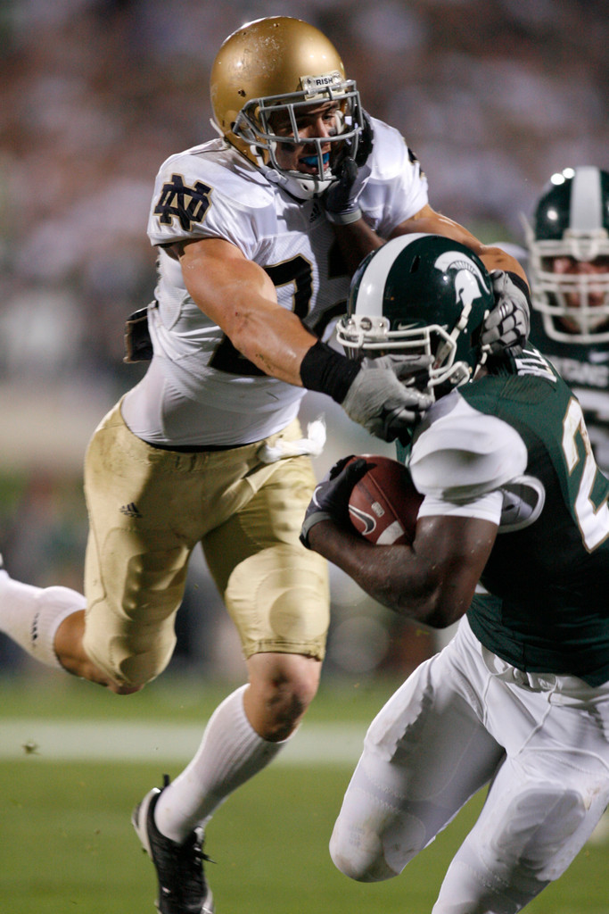 Irish Fall In Overtime at Michigan State, 34-31 (AP)