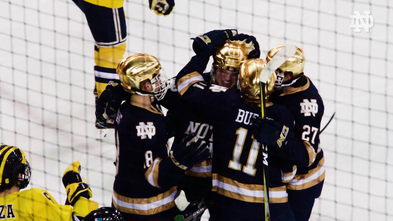 Highlights | @NDHockey vs. Michigan (2018)
