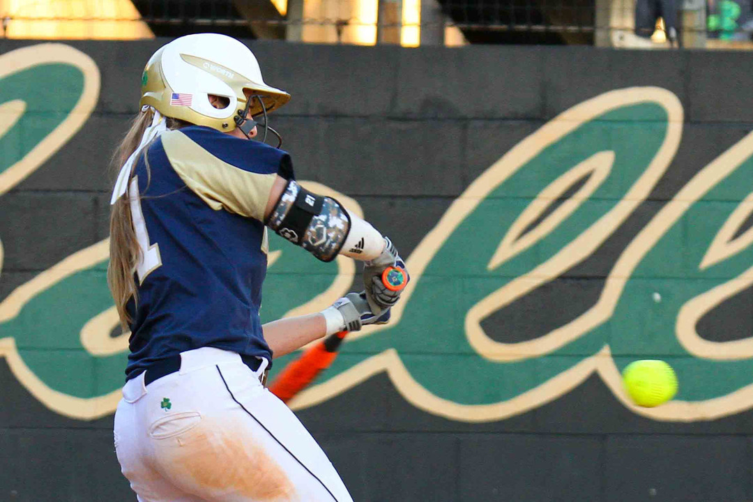 Freshman Karley Wester led all Notre Dame players with five RBI, two stolen bases and three runs Saturday at the JU Tournament