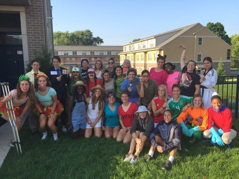 Women's Soccer Team Bonding