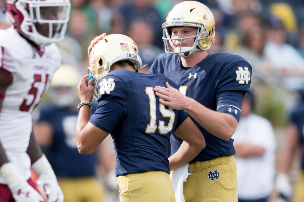 Notre Dame vs. Temple (USATSI)