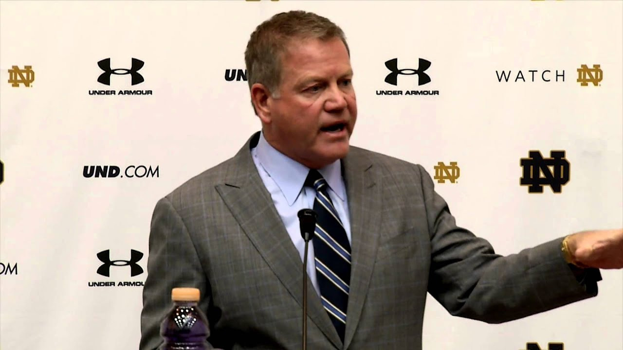 Brian Kelly Weekly Press Conference - Northwestern