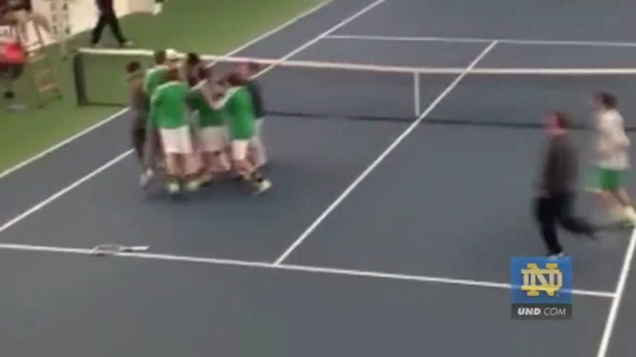 Match Point vs Michigan - Men's Tennis