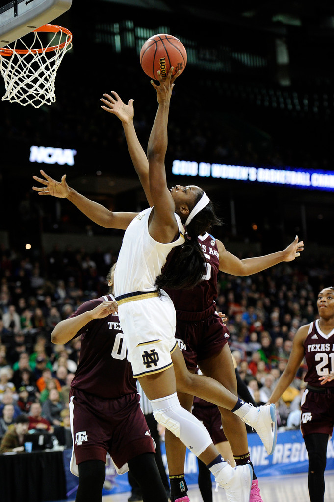 NCAA Sweet 16: ND WBB vs. Texas A&M (USATSI)