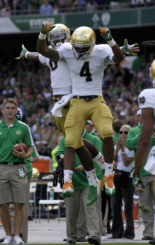 Notre Dame Pounds Navy 50-10 in Dublin (AP)