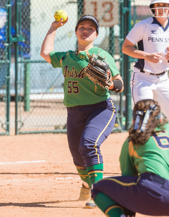 Freshman infielder Melissa Rochford earned her first career ACC Player of the Week award after a strong showing during the second leg of Notre Dame's Spring Break road trip