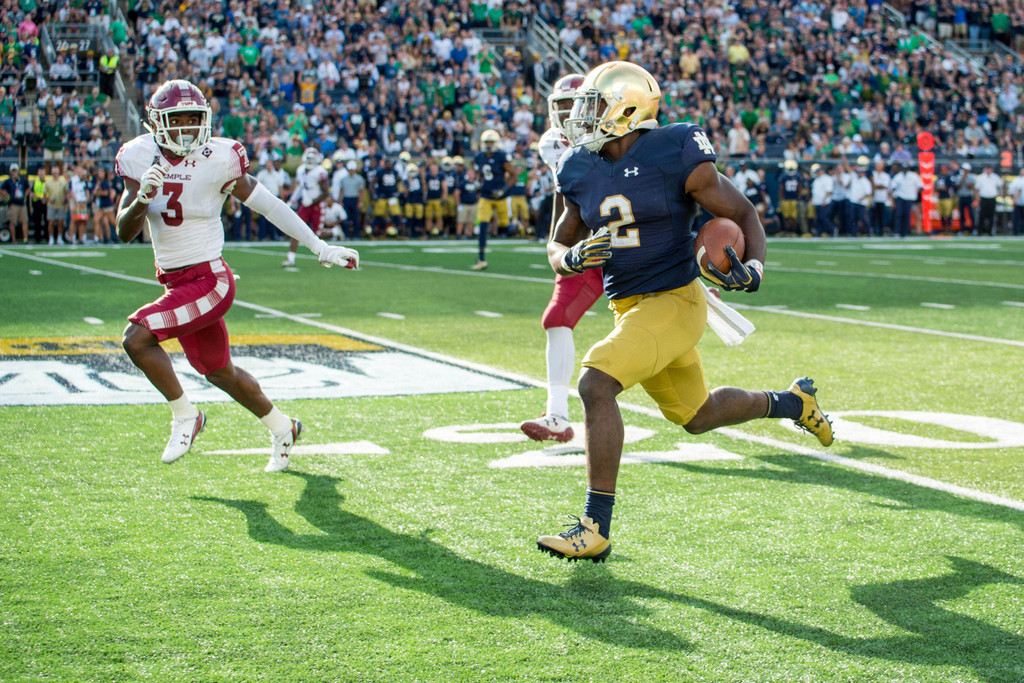 Notre Dame vs. Temple (USATSI)